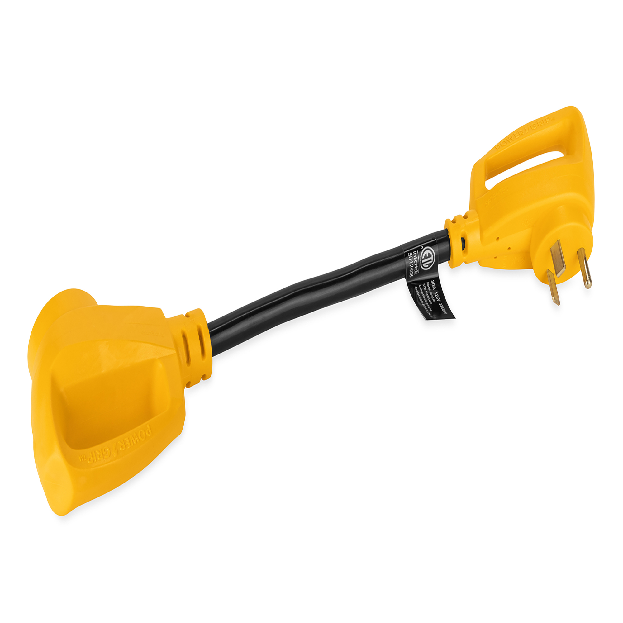 Power Grip 18" 30AM/50AF Dogbone Adapter, 125V/3750W, cETL